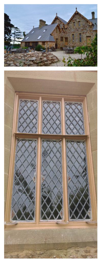 Example of stained glass conservation