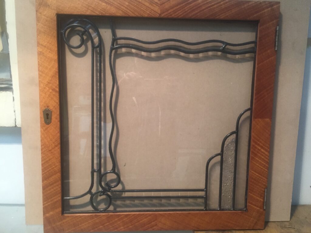 Art deco cabinet door