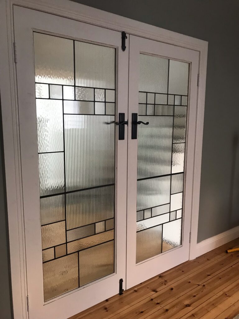 Internal double doors